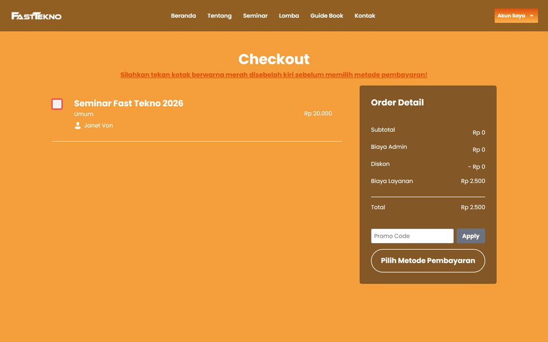 Website Fasttekno 2025 & 2026-2