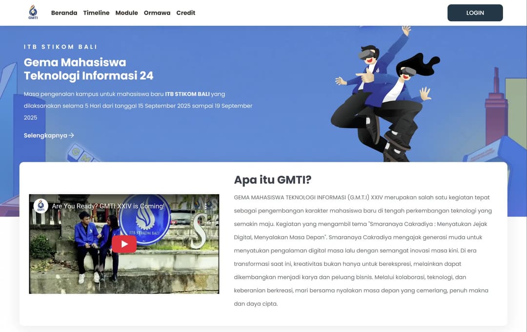 Website GMTI 2025