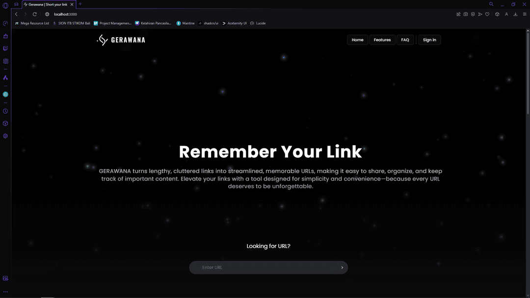 Gerawana URL Shortener Gerawana URL Shortener